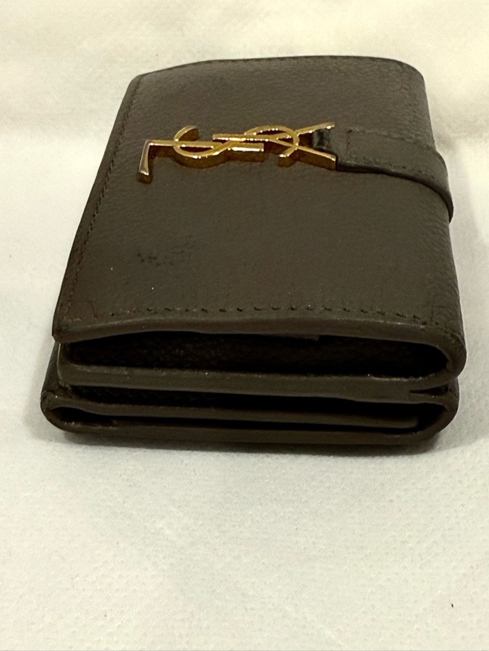 Breathtaking Saint Laurent (YSL) Cassandre Origami Tiny Wallet(Full Inclusion) - Picture 4 of 10